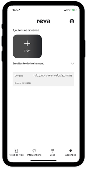 Absences mobile application