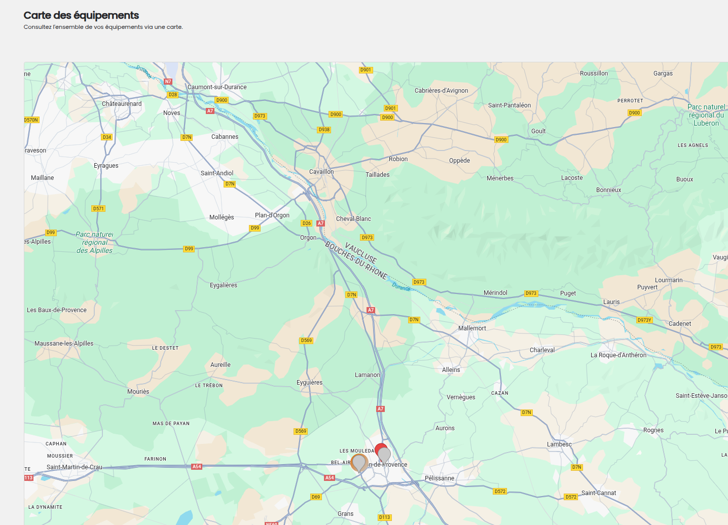 Illustration Equipements suivis.