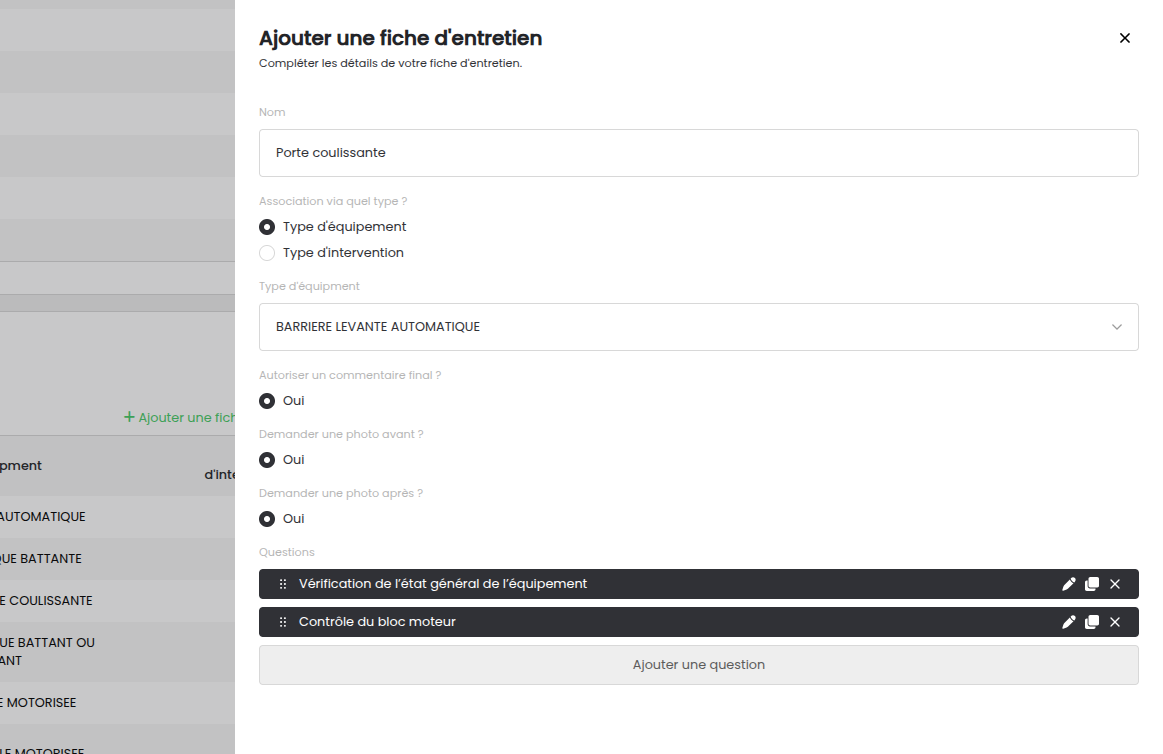 Illustration Fiches d'entretien sur mesure
