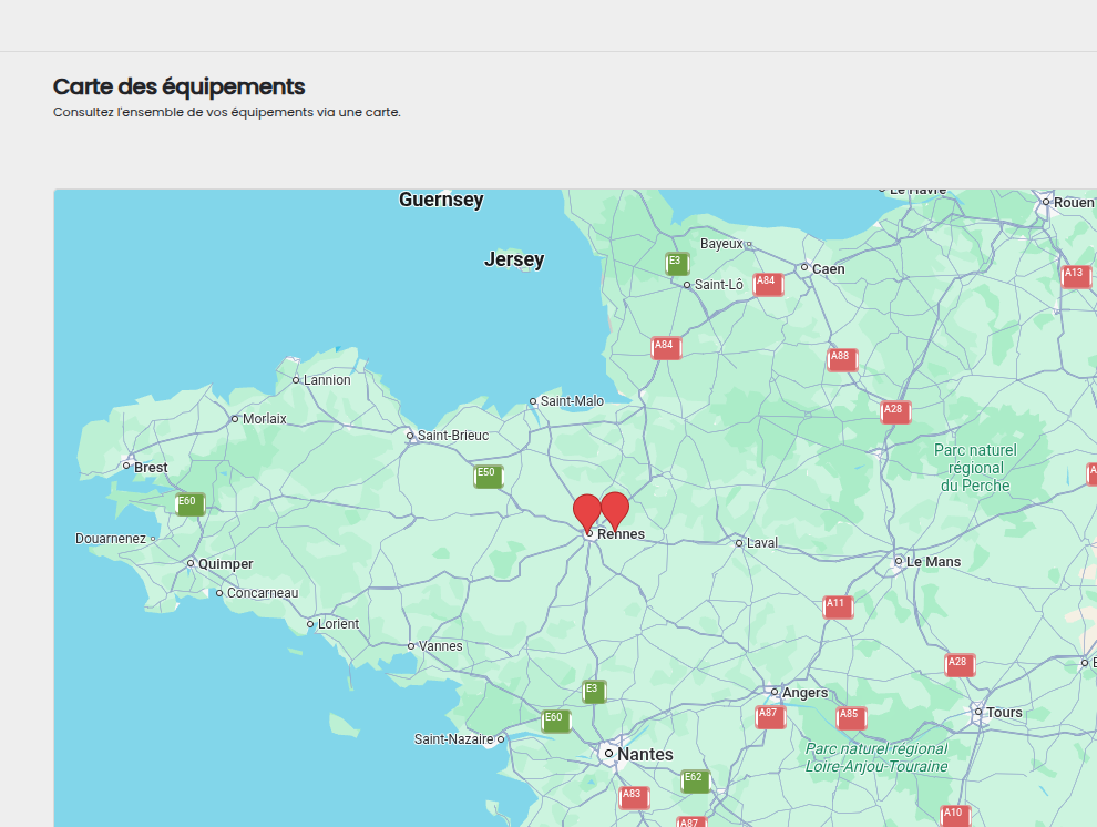 Illustration Suivi cartographique de vos équipements