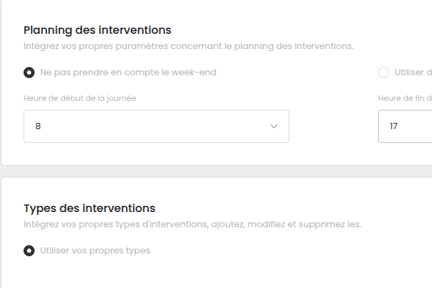 Illustration Personnalisation de vos horaires