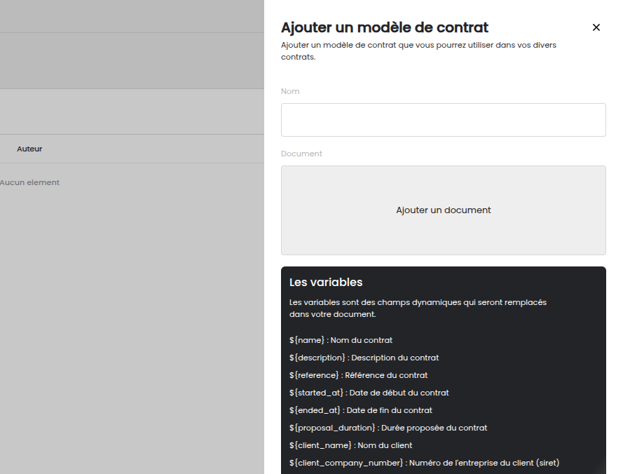 Illustration Modèles de contrats intelligents avec variables automatisées
