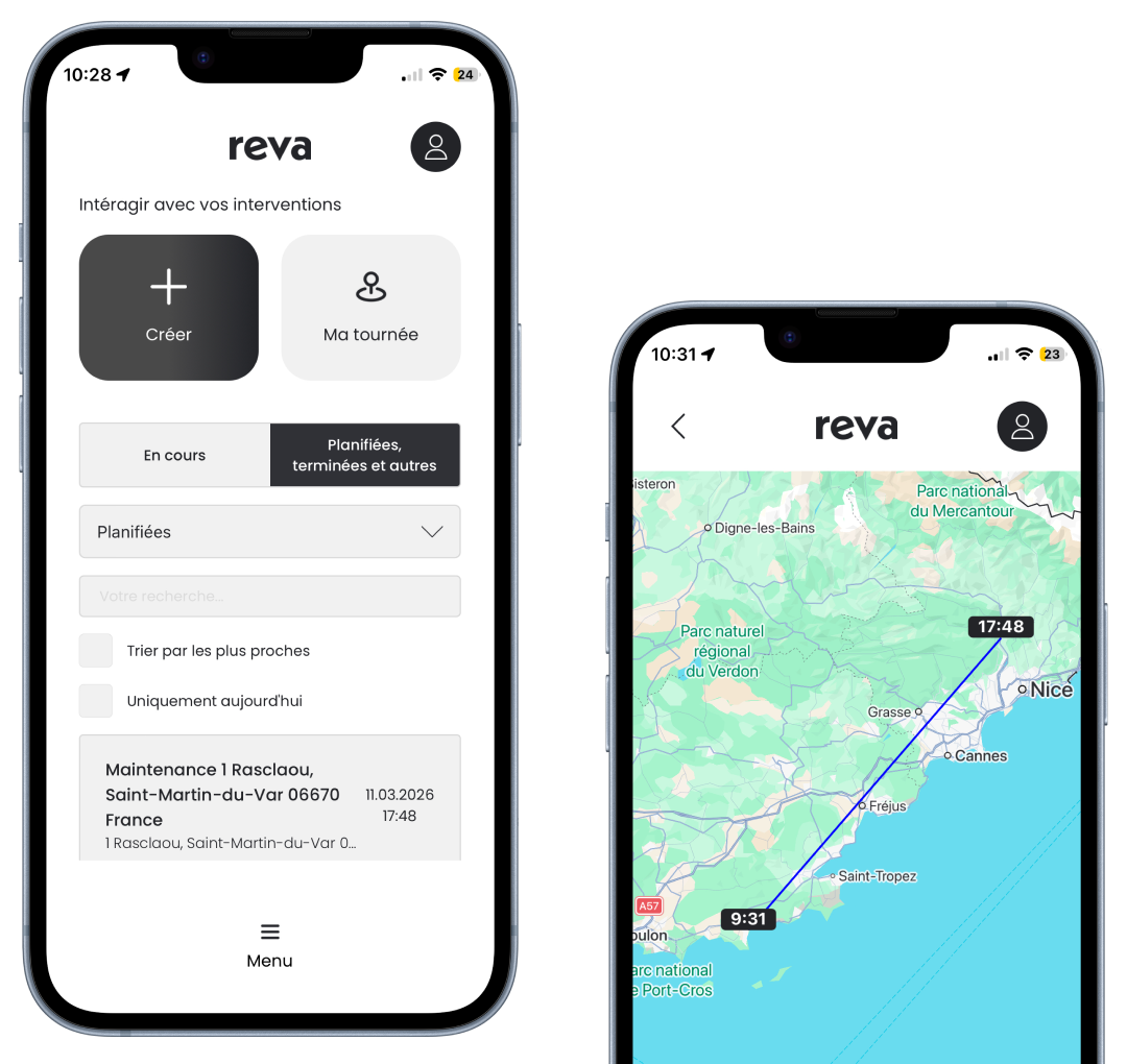 Illustration Application mobile complète