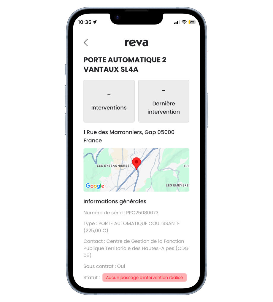 Illustration Détails complets par équipement