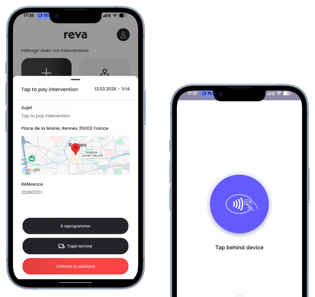 Illustration Encaissez directement sur le terrain.