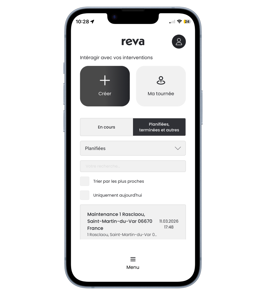 Illustration Une liste des interventions complète.